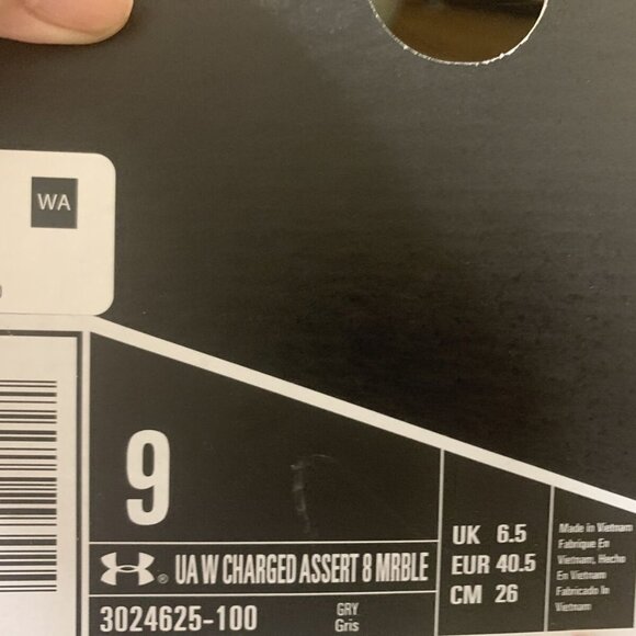 Under Armour Women's Charged Assert 8 Marble Runni - Picture 7 of 7